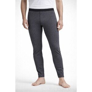 Mammut Denali Tights Mens size LARGE Charcoal Gray Wool Blend Base Layer Bottoms